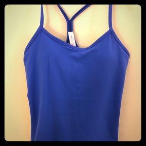 Blue Lululemon Power Y Tank 8